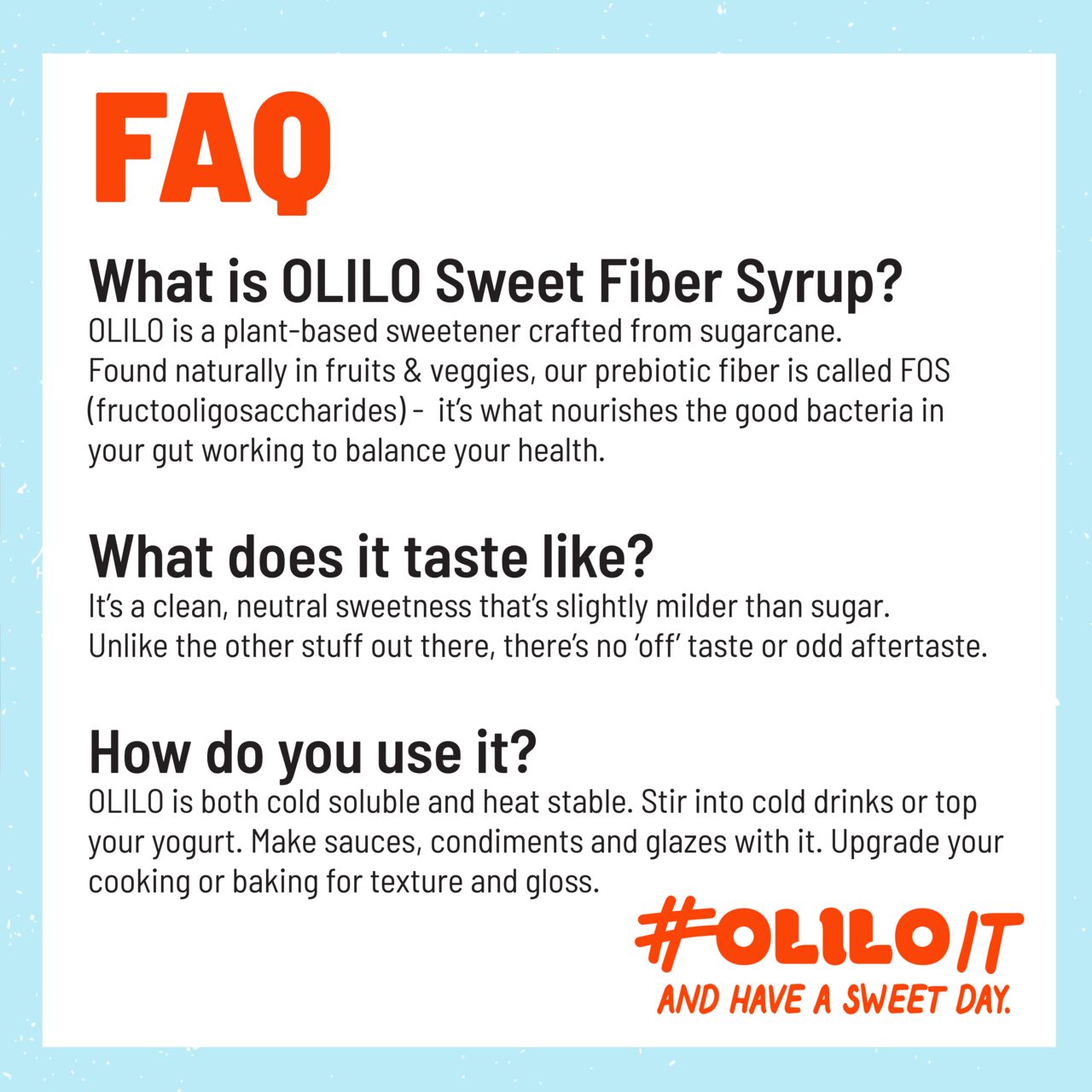 Olilo Sweet Fiber Syrup product highlight 8 of 8